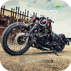 Icona Bobber Motorcycle Lock Screen