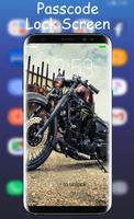 Bobber Motorcycle Lock Screen Affiche