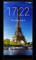 3 Schermata Menara Eiffel Lock Screen