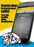 iQfon Cheap International Call Plakat
