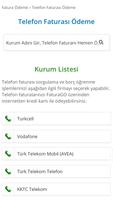 Telefon Faturası Ödeme poster