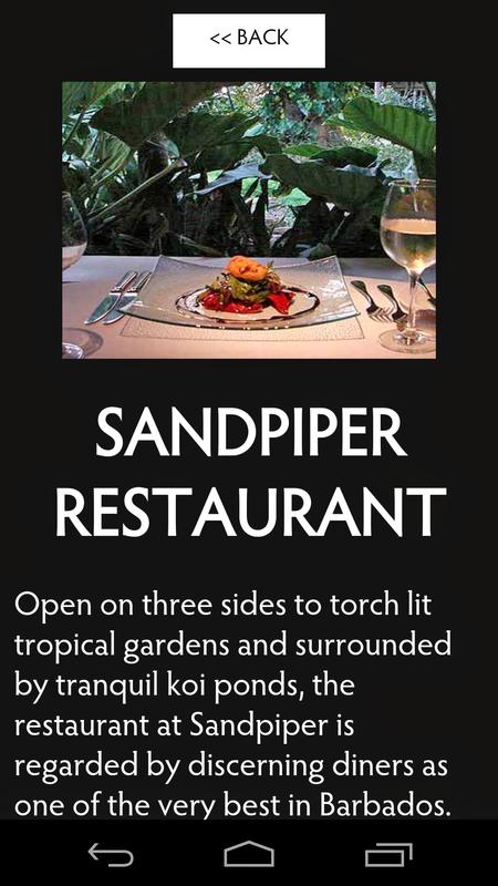 Sandpiper Restaurant Barbados Menu Sandpiper Restaurant Barbados Menu