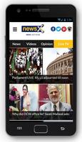 NewsX: Live English News App Plakat