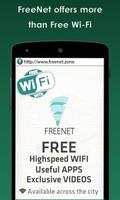 FREENET Free WiFi @ High Speed ポスター