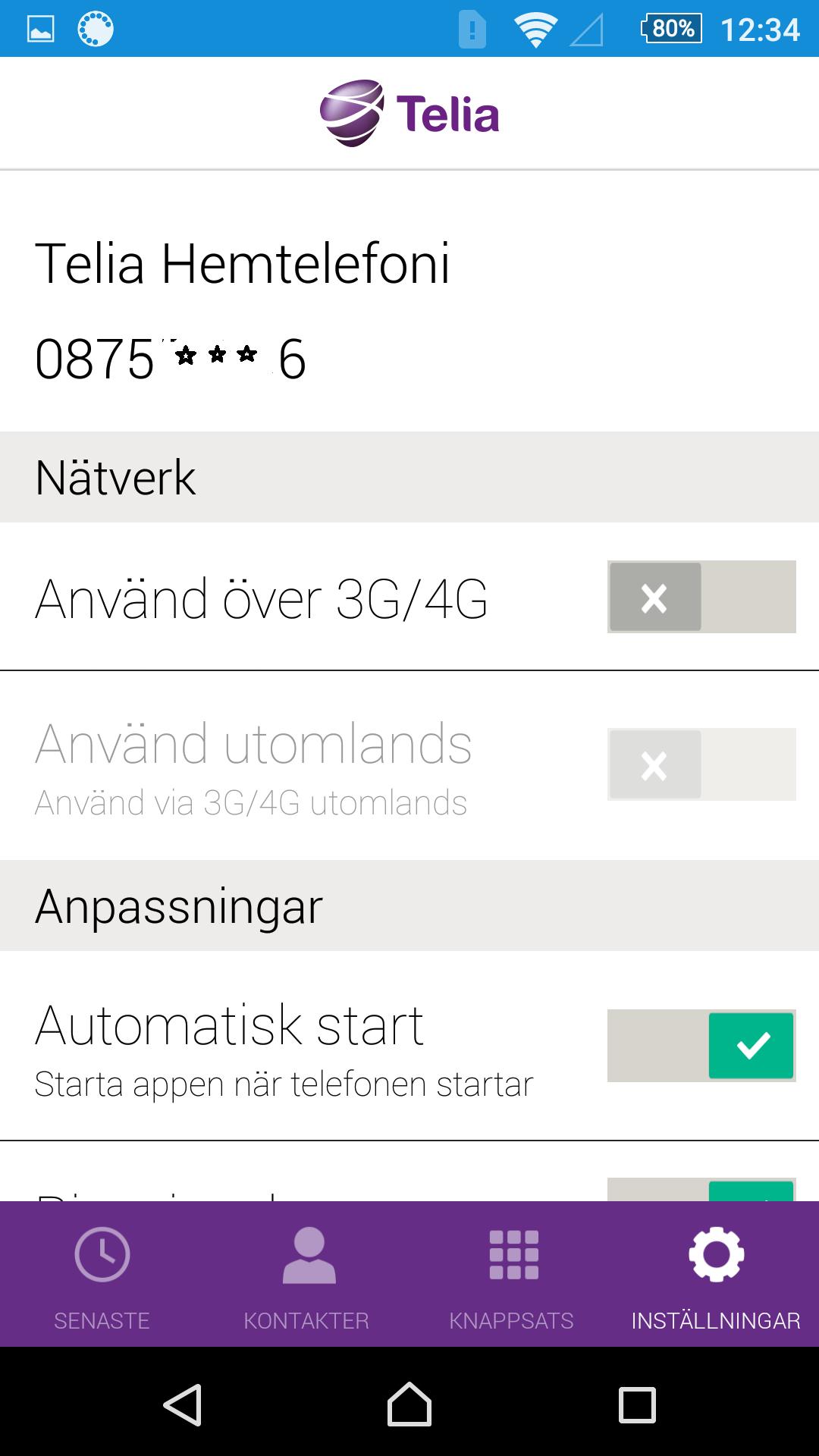 telia kontakt nummer