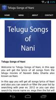 Telugu Songs of Nani capture d'écran 1