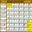 Telugu Calendar 2018 and 2017  APK