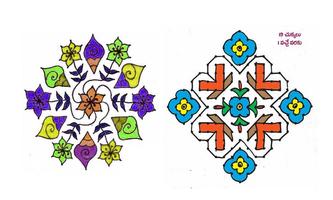 Muggulu New Year Rangavalli Designs تصوير الشاشة 2