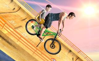 New Mega Ramp BMX Racing Stunts: MTB Downhill Race Screenshot 1