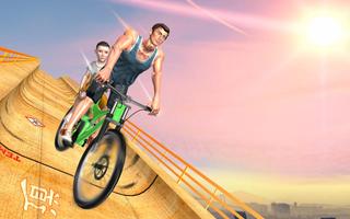 New Mega Ramp BMX Racing Stunts: MTB Downhill Race Screenshot 2