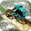 ”Mega Ramp BMX Tricks: Superhero Bicycle Race Game