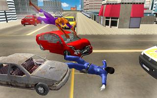 Flying Spider Rope Hero: Crime City Rescue Mission poster