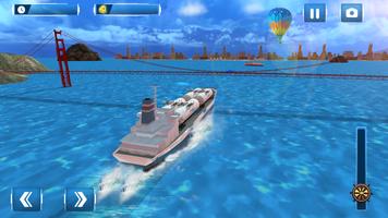 Oil Tanker Cargo Ship Simulator Games 2018 تصوير الشاشة 3