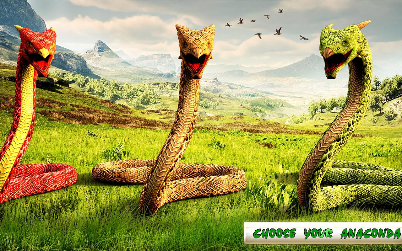 Real Anaconda Simulator 3D - Animal Hunting Games ảnh chụp màn hình 10.