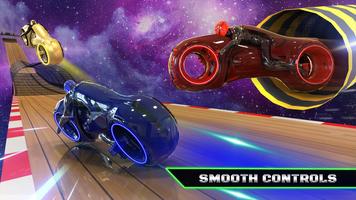 Tron Bike Racing Games Free - الدراجة المثيرة صعبة تصوير الشاشة 2