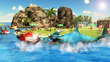 Ultimate Sea Dragon Simulator Free 2018 تصوير الشاشة 1