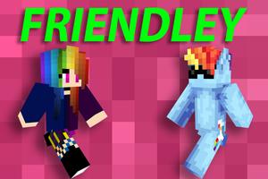 Skins Little Pony Minecraft الملصق