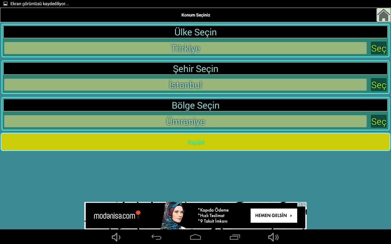 android icin temkinli imsakiye takvim apk yi indir