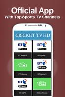 Live Cricket TV - T20 ODI Test Scores Affiche