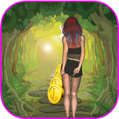 Subway Girl Jungle Run Games icône