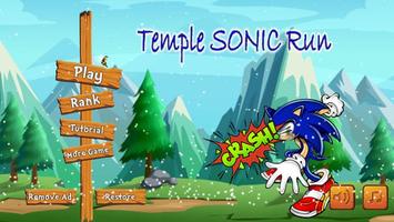 Temple Jungle Sonic World Run ảnh chụp màn hình 1