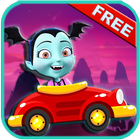 super vampirina's adventure halloween racing icon