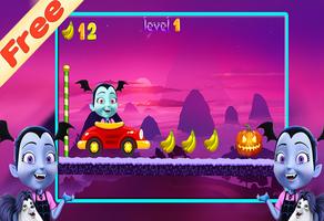 super vampirina's adventure halloween racing постер