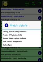 Tennis Betting Tips capture d'écran 2