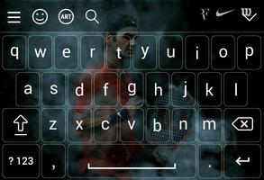 Keyboard for Roger federer poster