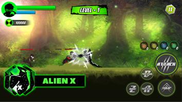 Adventure Hero Alien - Ultimate X Transform capture d'écran 3
