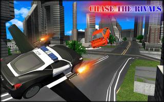 Flying Cars Police Battle اسکرین شاٹ 3