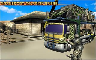 Military Car Transporter Truck Cartaz