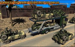 Military Car Transporter Truck スクリーンショット 1