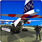 Police Cars Plane Transporter-icoon