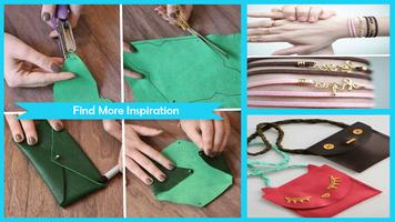 Adorable DIY Leather Craft Ideas Affiche