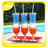 Красочные рецепты коктейлей День независимости иконка