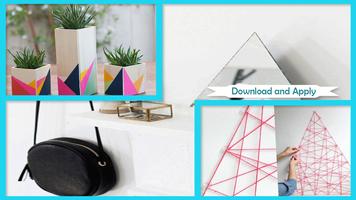 Creative DIY Triangle Projects Affiche