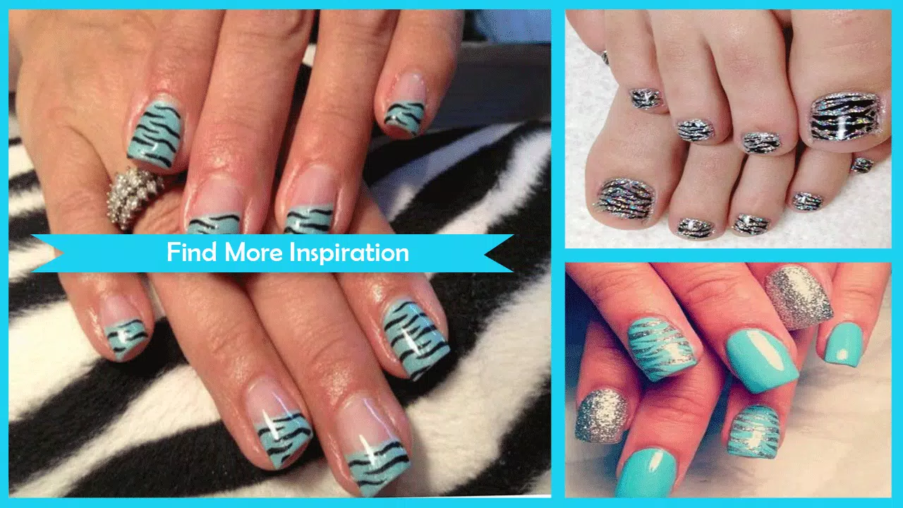 Easy Zebra Print Nail Art APK for Android Download