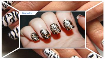 Easy Zebra Print Nail Art screenshot 2