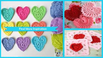 Proyectos Easy DIY Crochet Heart captura de pantalla 3