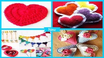 Łatwe projekty DIY Crochet Heart screenshot 2