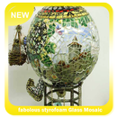 APK fabolous styrofoam Glass Mosaic Spheres