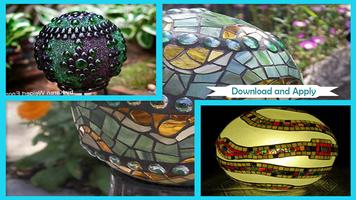 fabolous styrofoam Glass Mosaic Spheres Affiche