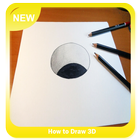 How to Draw 3D আইকন