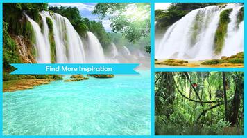 Jungle Waterfall wallpaper capture d'écran 3