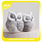 Scary DIY Felted Owl Tutorial icône