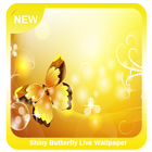 Shiny Butterfly Wallpaper آئیکن