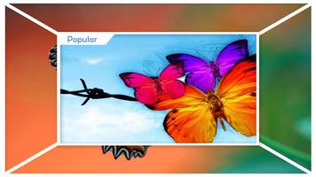Shiny Butterfly Wallpaper capture d'écran 1