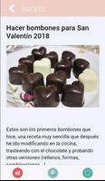 Recetas San Valentín imagem de tela 1