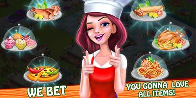 私のレストランの料理物語 - 女の子の料理ゲーム スクリーンショット 1